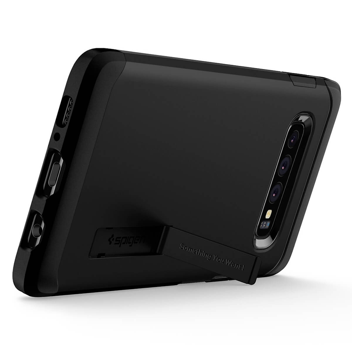 Ốp Lưng Galaxy S10 Spigen Tough Armor Chống Sốc USA_Black