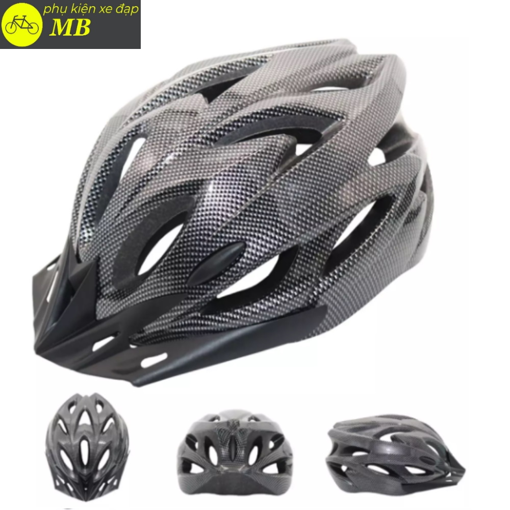 nón bảo hiểm xe đạp thể thao cao cấp, mũ bảo hiểm xe đạp thời trang siêu nhẹ chuyên dụng phượt MBH01