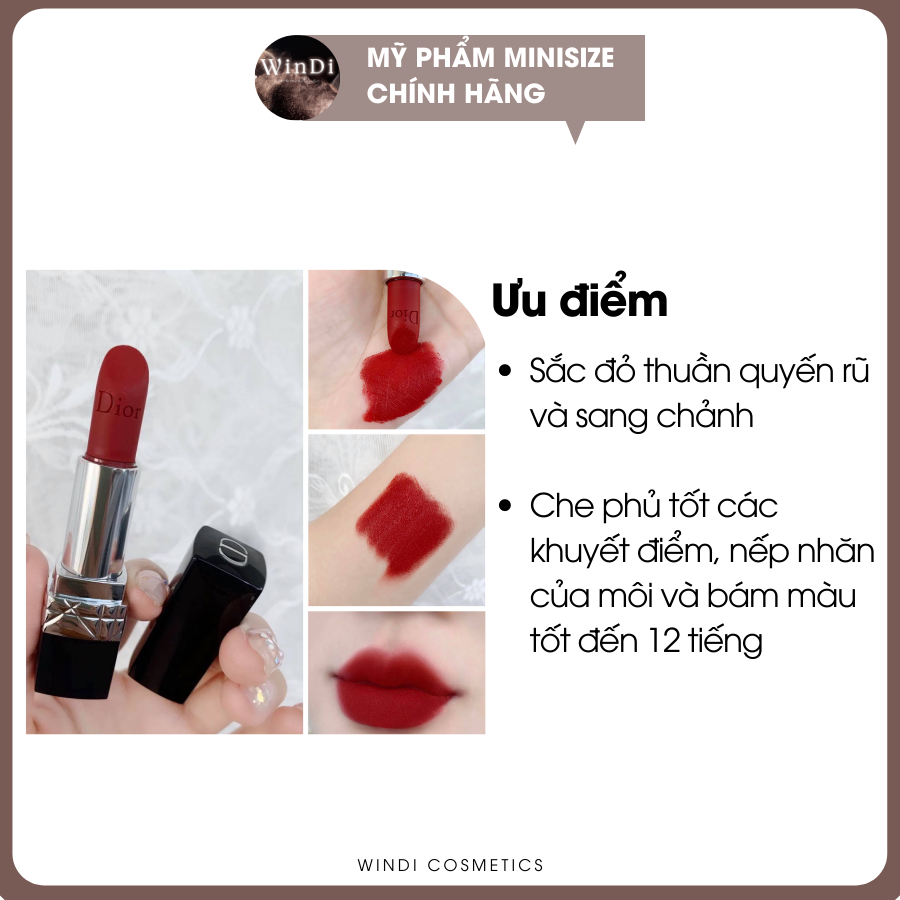Son Dior Rouge 999 minisize