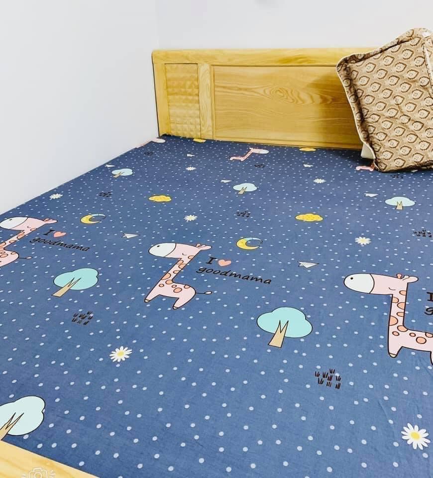 GA CHỐNG THẤM  HOA VĂN  CHO BÉ YÊU TỪ 1M6 ĐẾN 2M2(GIAO MÀU NGẪU NHIÊN)