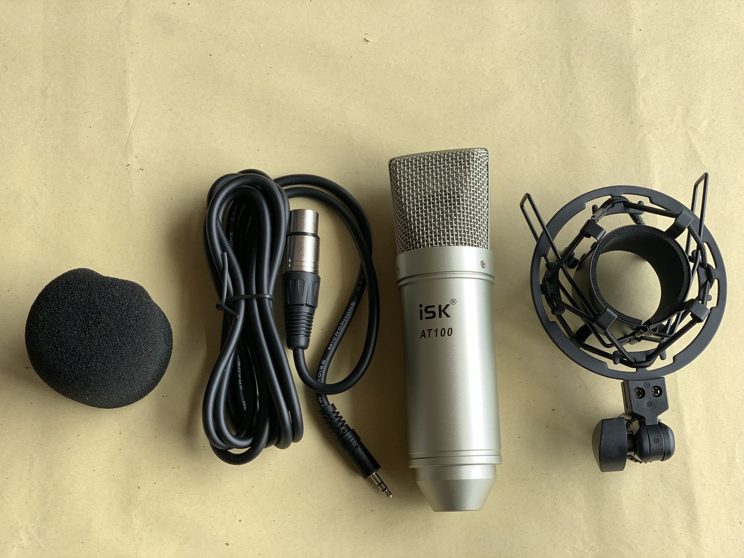 Micro thu âm livestream hát karaoke isk AT100