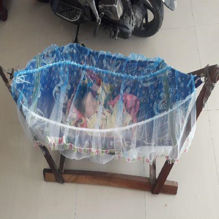 Mùng võng chống muỗi cho bé và người lớn) dài 2m3 x 1m chất liệu vải dày dặn mềm mịn thoáng mát thoãi mái khi ngủ