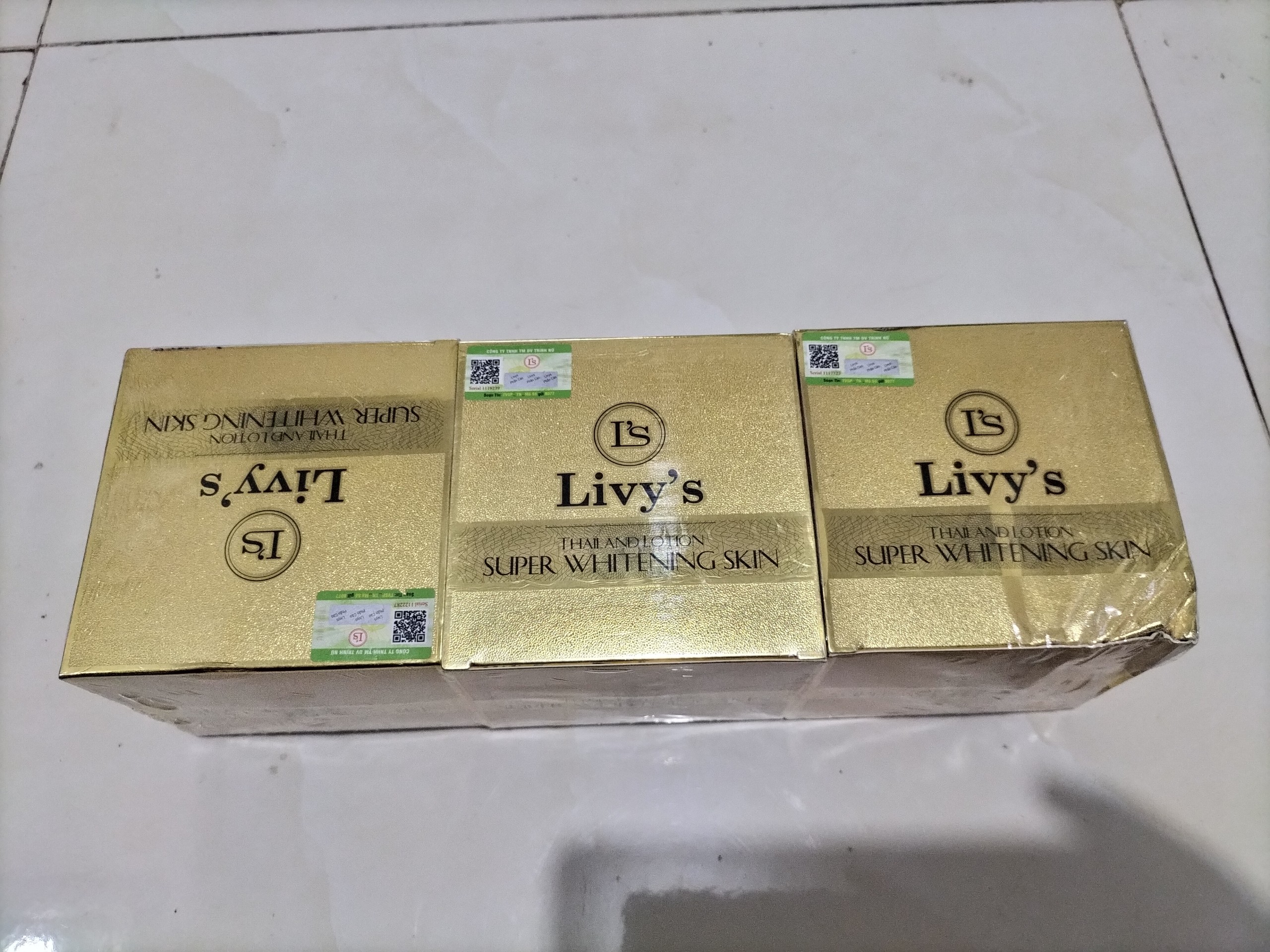 KEM BODY LIVY Giá Sỉ( Check code Ok chuẩn Thái )