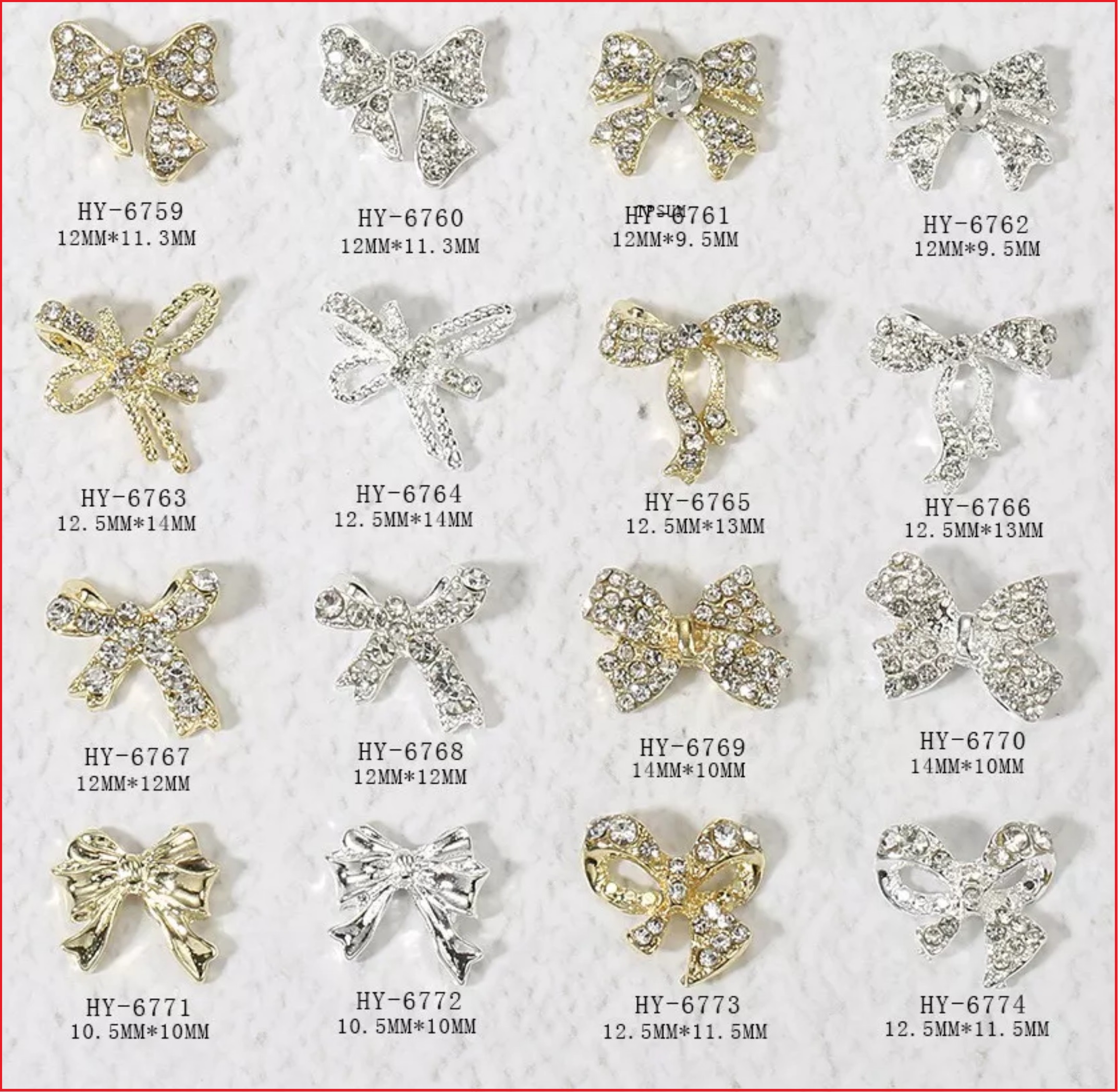 Charm Nơ Quốc Dân Cao Cấp Kim Loại