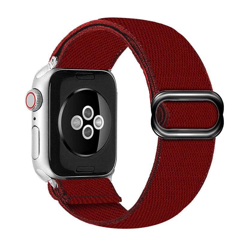 BassPal Soft nylon elastic loop for Apple watch band Ultra2 49MM S9 8 7 41mm 45mm for i watch series 6 SE 5 4 3 38mm 40mm 42mm 44mm SmartWatch accessories