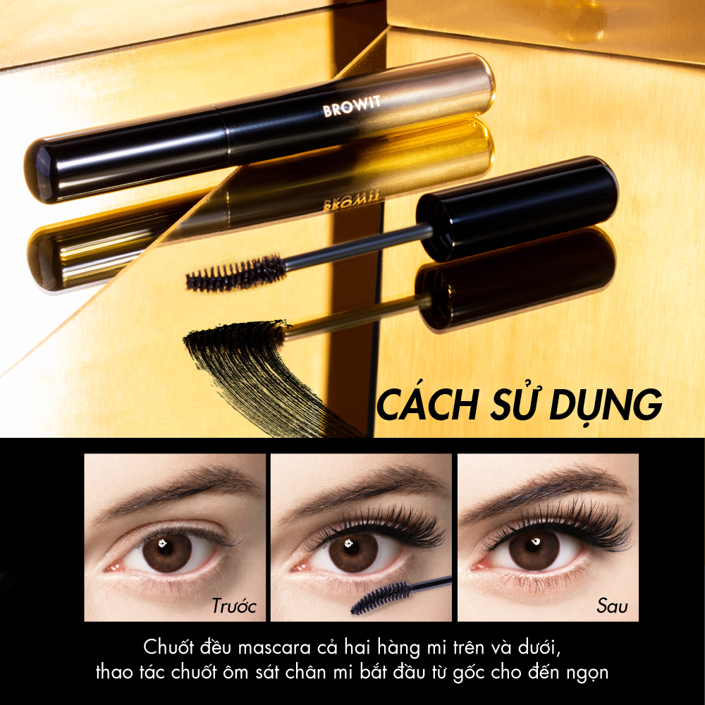Mascara Browit Lift & Lock Mascara #Sexy Black