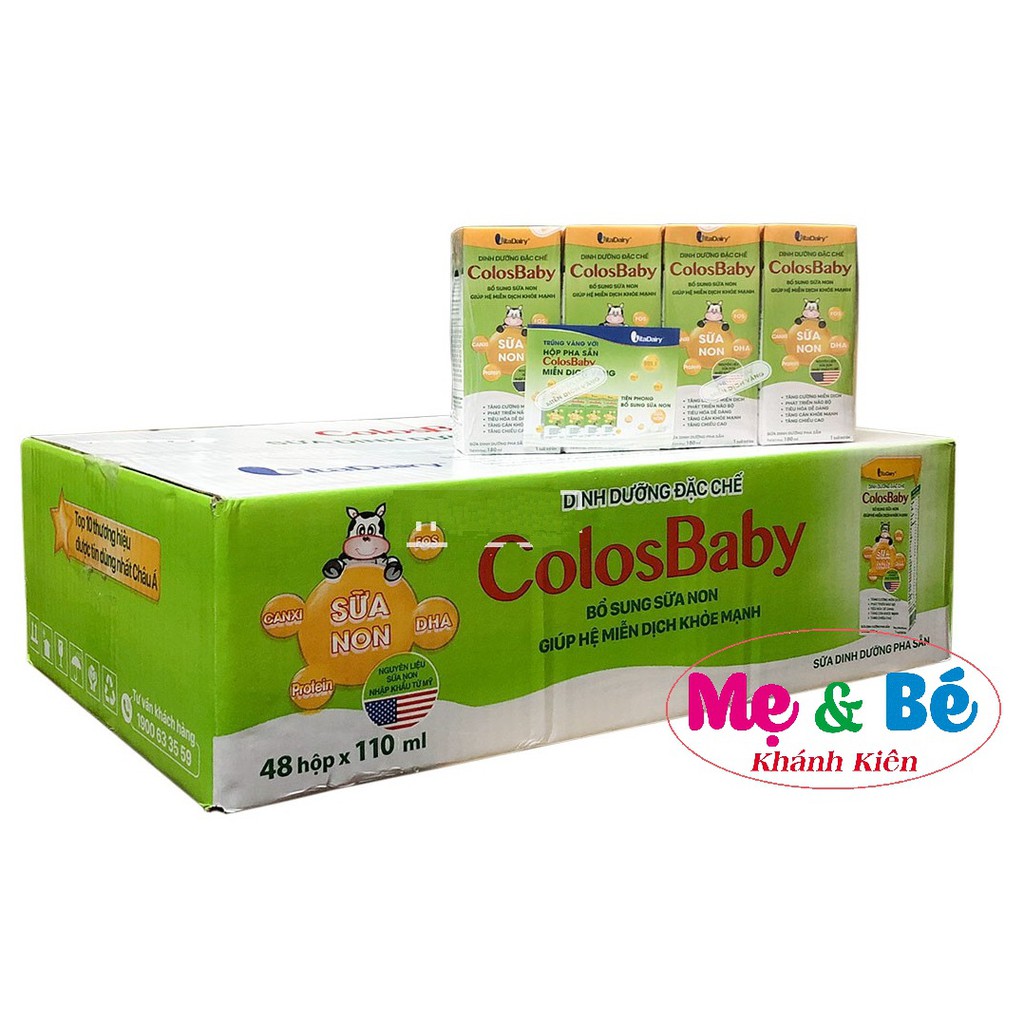 Sữa bột pha sẵn Colosbaby Gold (thùng 48 hộp x 110ml) có tem tích điểm