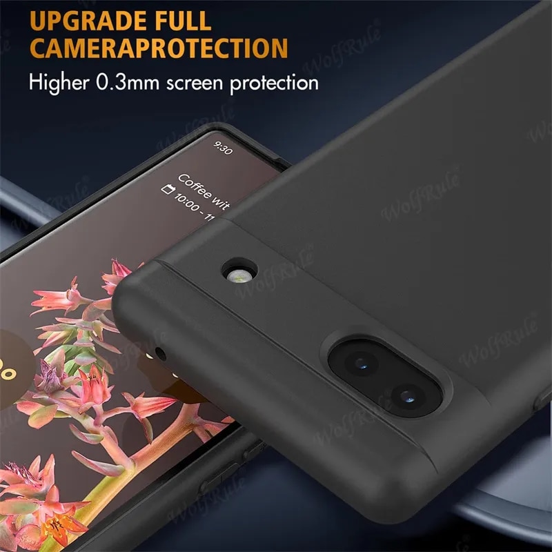 Google Pixel 8A Liquid Silicone Casing For Google Pixel 8 A Pro Pixel8a pixel8pro 7pro 7a 6a pixel7 2024 Camera lens Protection Phone Case Shockproof Back Cover