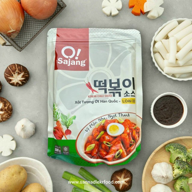 Sốt tương ớt hàn quốc túi 500g dùng nấu tokbokki, mì cay,..(s3)_Doanvatgiasi