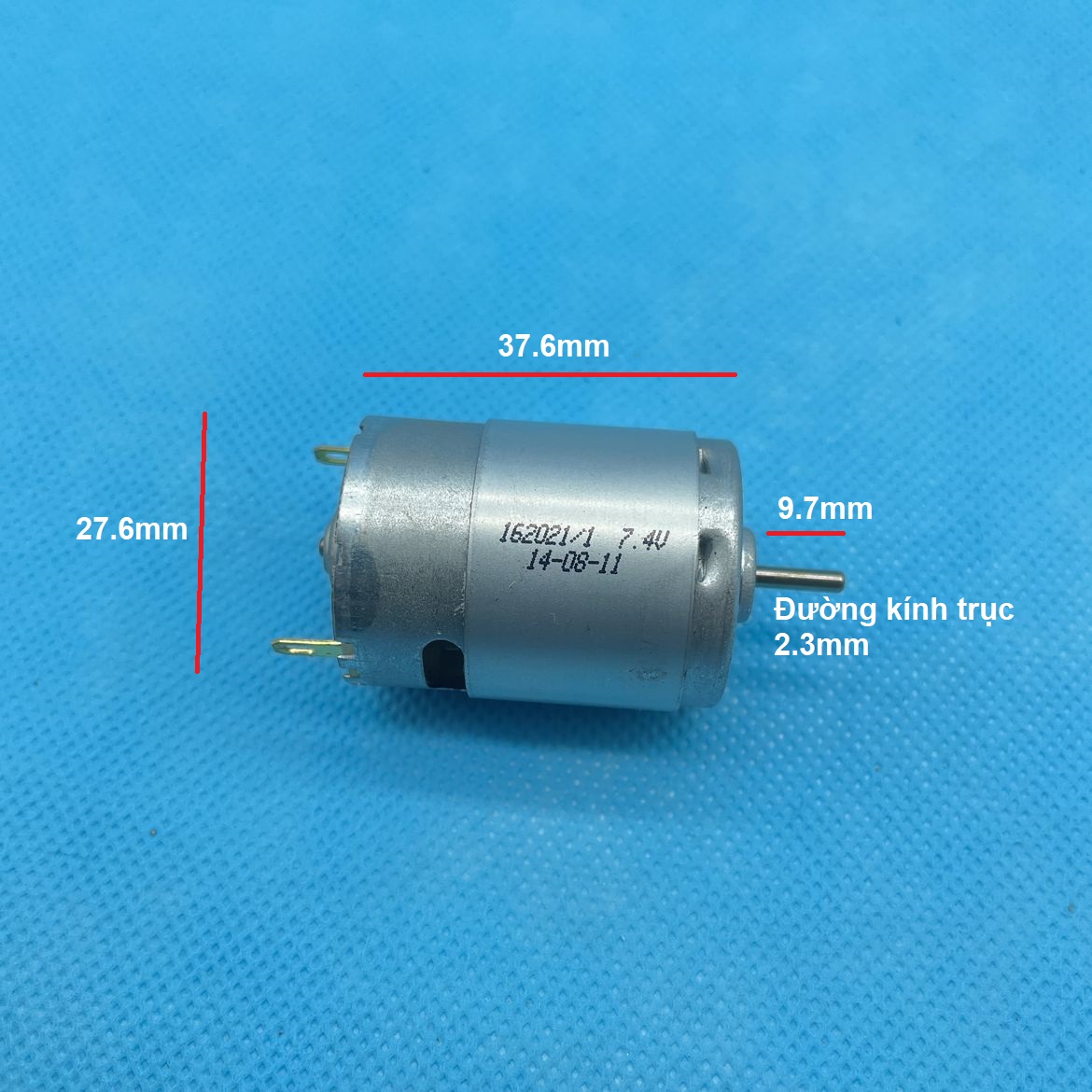 Motor RS 380 7.4v tốc độ cao có quạt làm mát