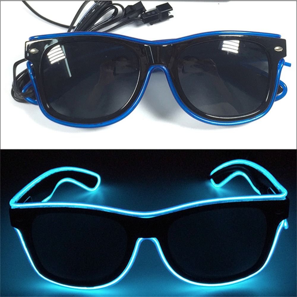 Ultimate Light Up Glow Glasses EL Wire Customizable LED Shades Singles |  Night Club Supplies