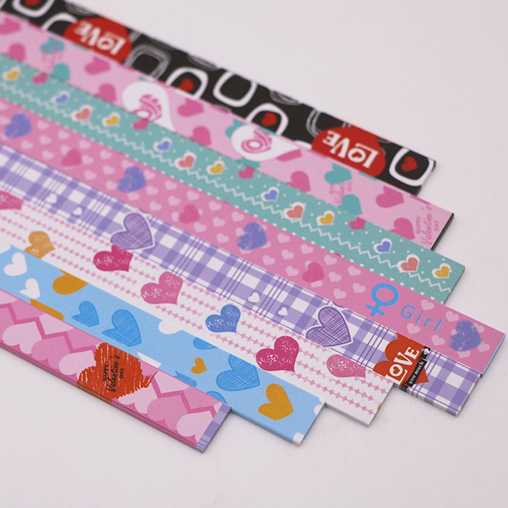 Kawaii 136PCS DIY Origami Outer Space Art Crafts Party Decoration Star Simple Pattern Star Origami Paper Strip Origami Paper Sky Stars Paper. 