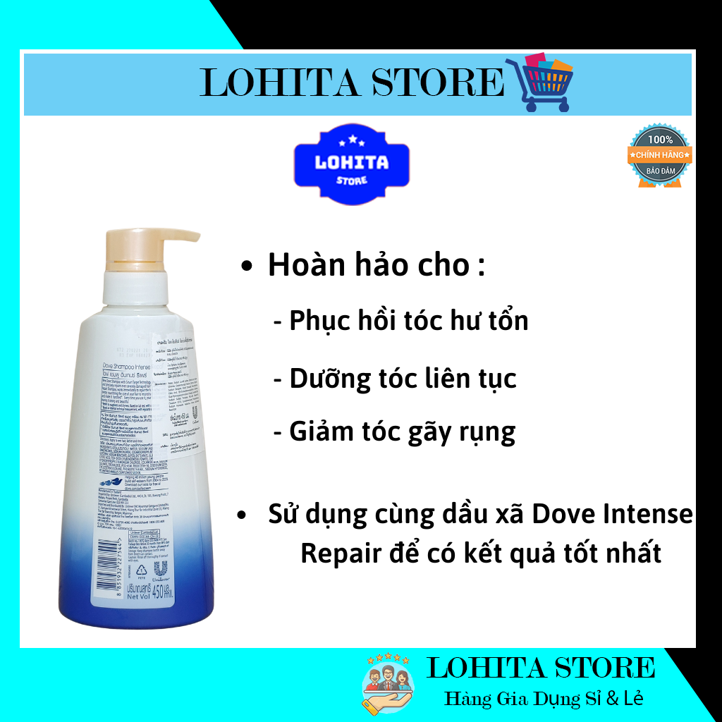Dầu gội đầu Dove Thái Lan 425ml