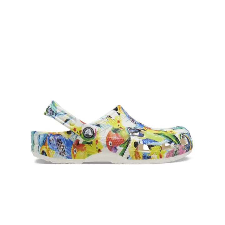 Giày Clog Unisex Crocs Classic Island Escape - White