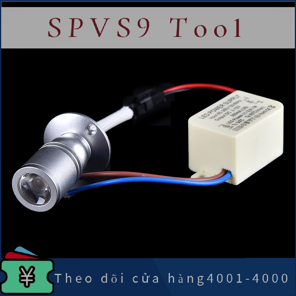 SPVS9 Tool Đèn rọi Mini 1W Đèn trần Led đèn âm trần chiếu sáng tủ