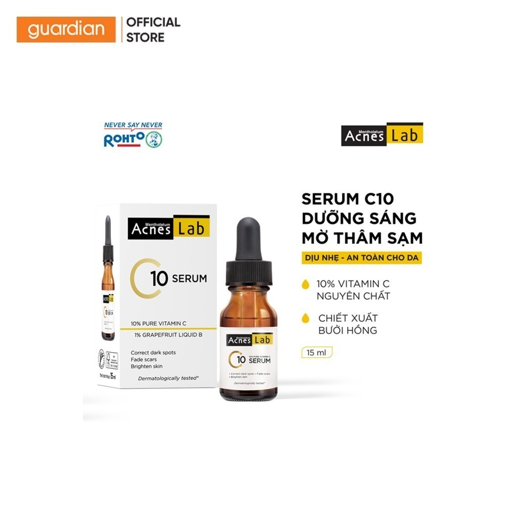 Dung Dịch Làm Mờ Sẹo Và Vết Thâm C10 Acnes 15Ml