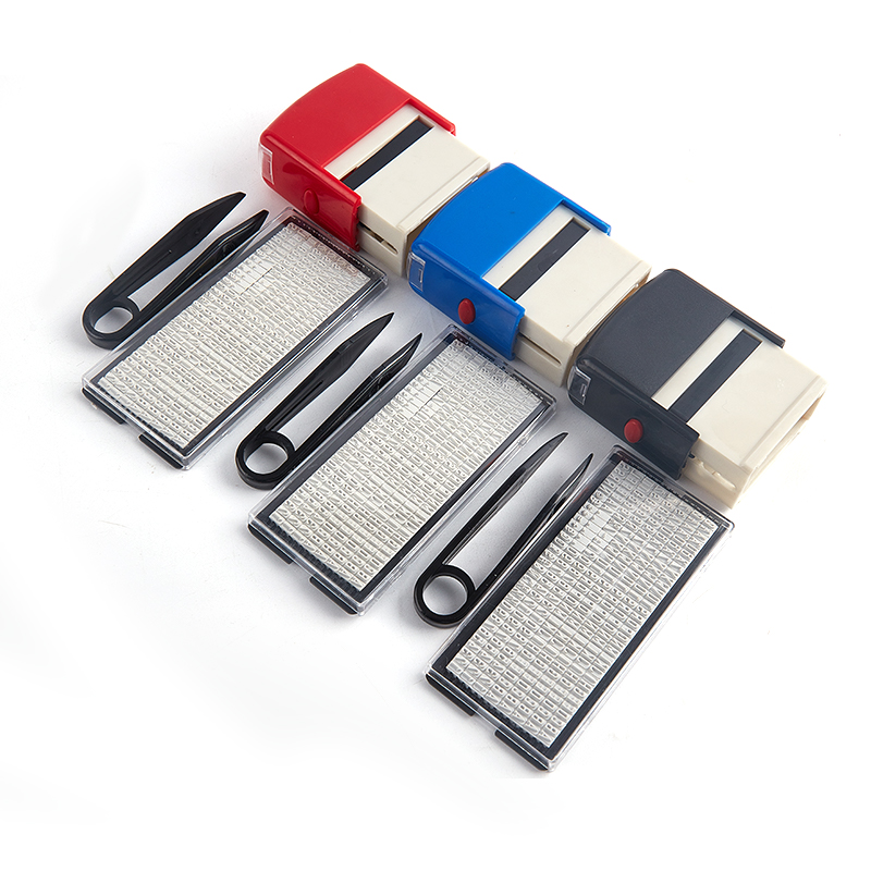 【SkinHorizon】Rubber Stamp Kit DIY Custom Personalized Self Inking Business Address Name Number Letter Stamp Handicrafts Printing Rubber Stamp. 