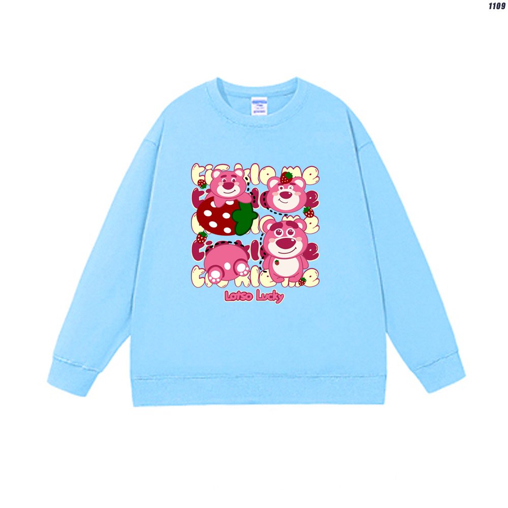 Áo sweater nữ nỉ bông gấu losto lucky 1109 hy unisex