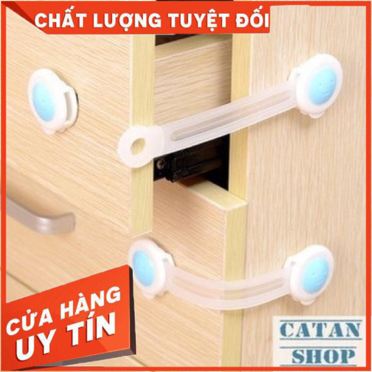 Khoá tủ an toàn cho bé - khoá tủ lạnh an toàn cho trẻ