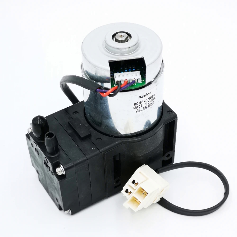 Nhật Bản nidec bơm không khí không chổi than bơm chân không-80kpa 12-24V dòng chảy lớn màng bơm áp lực tiêu cực bơm màng bơm lấy mẫu PUM