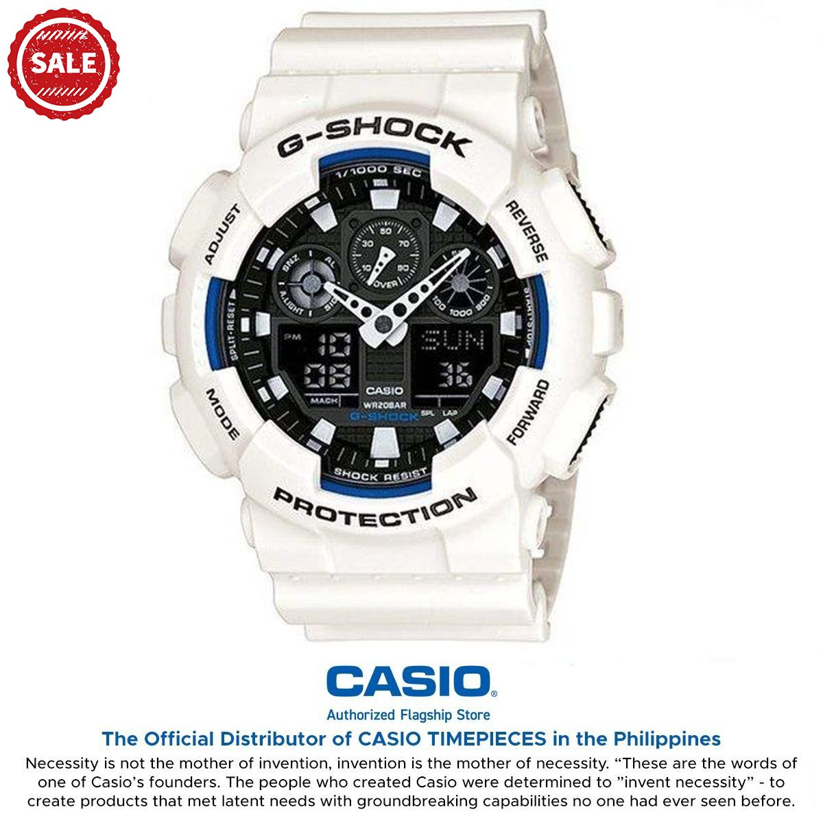 G Shock GA100 Men Sport Watch Dual Time Display 200M Water Resistant  Shockproof and Waterproof World Time LED Auto Light Sports Wrist Watches GA-100B-7A  Lazada PH