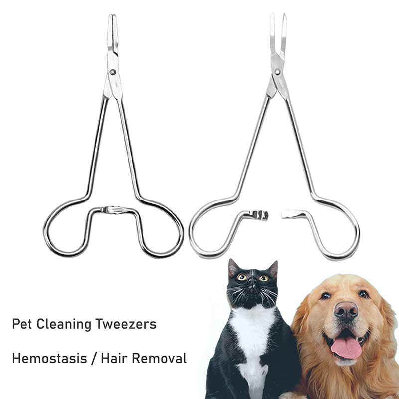 Tools Pet Cat Dog Hemostasis And Hair Removal Tweezers Ear