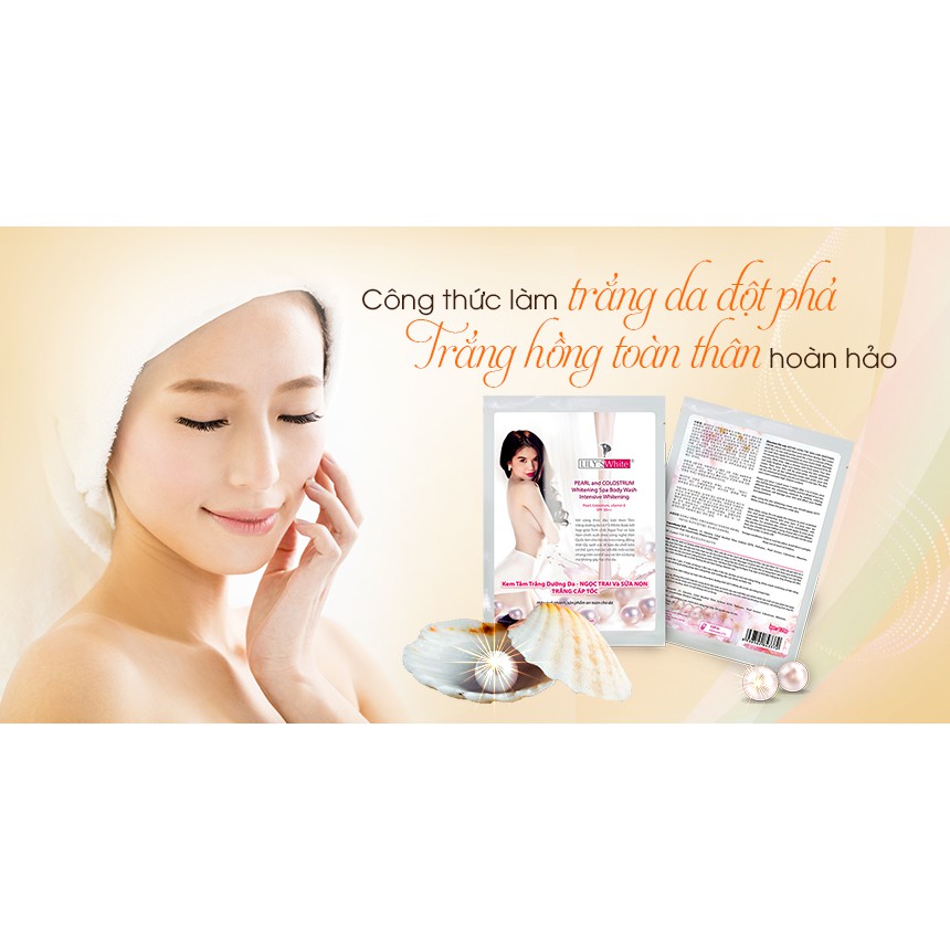 Kem Tắm Trắng Sữa Non Lily's White
