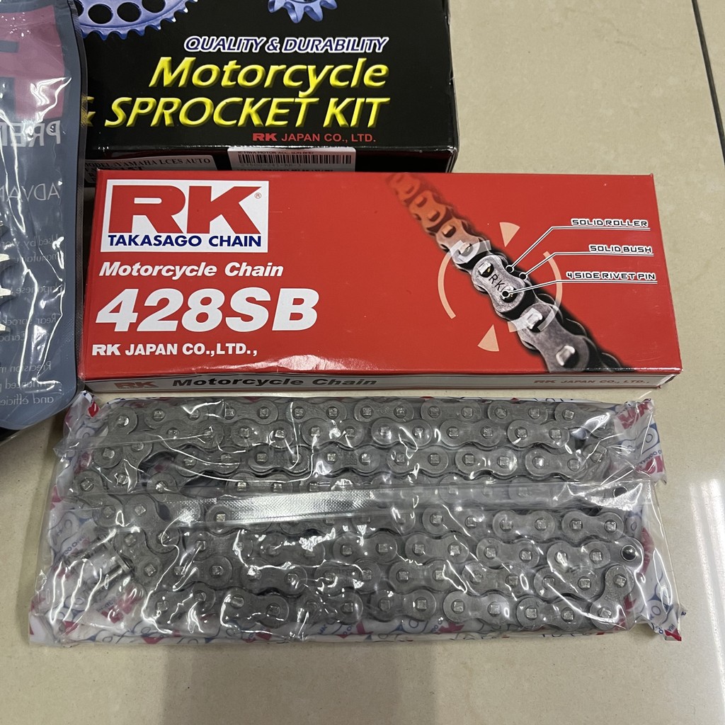 YAMAHA LC135 LC 135 ES V1-V8 SPROCKET SET RK JAPAN RANTAI DAN