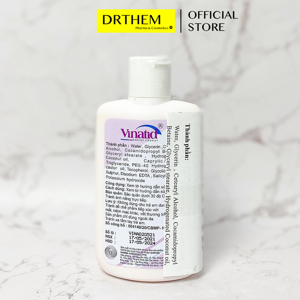 VINATID Sữa Rửa Mặt - Tắm Gội 150ml - Gamma