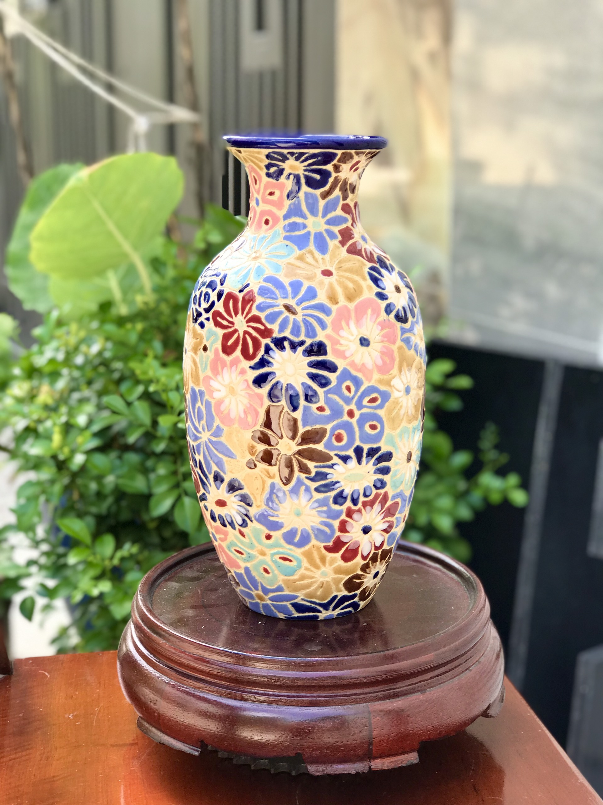 Bình bách hoa gốm sứ biên hòa 29cm