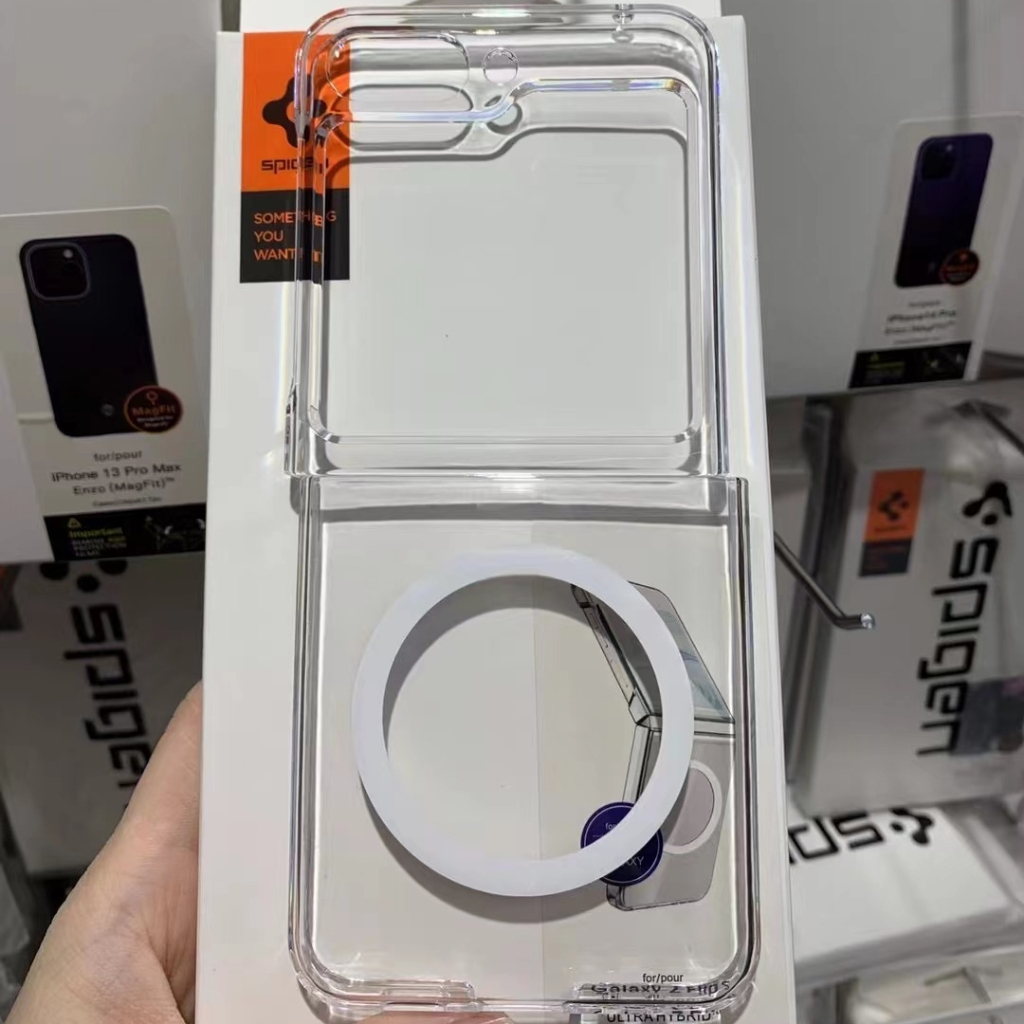 Spigen Ultra Hybrid Case Transparent Case for Samsung Galaxy Z Fold5 Z Flip5 phone Case Cover Casing