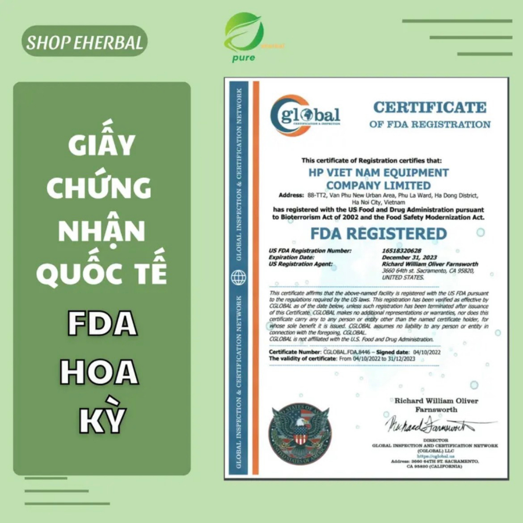 [COMBO 2 HỘP] Detox Bột Rau Má Sấy Thăng Hoa e-Centella Eherbal (15 gói x 2)