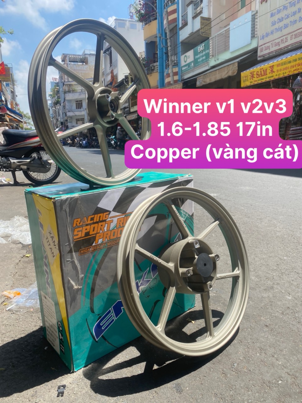 MÂM ĐÚC ENKEI ( MẨU BRT )  XE WINNER / WINNER X