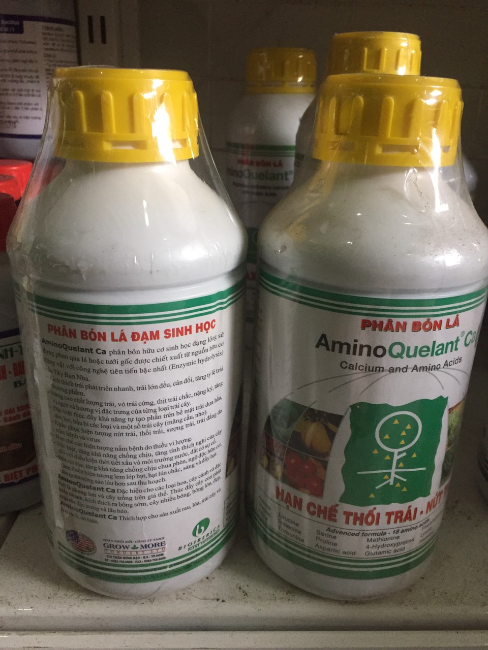 [HCM]PHÂN BÓN LÁ CAO CẤP AMINO CANXI CHAI 01 LÍT