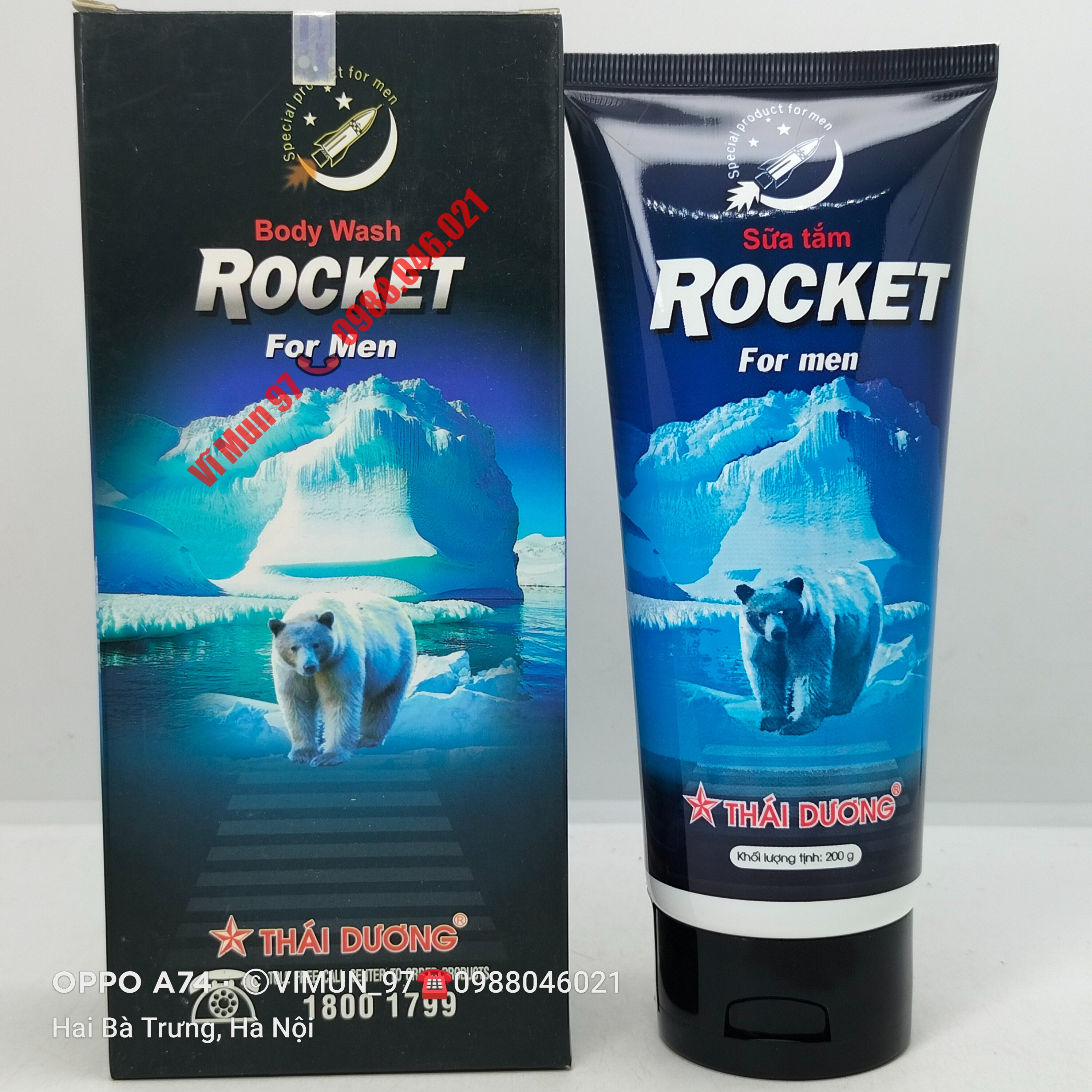 Sữa tắm Thái Dương Rocket for Men 200g