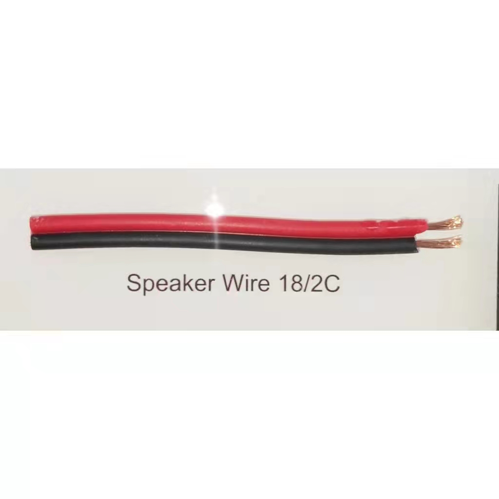 WIREMAX SPEAKER WIRE (16/2) (18/2) (22/2) BLACK and RED COLOR per meter