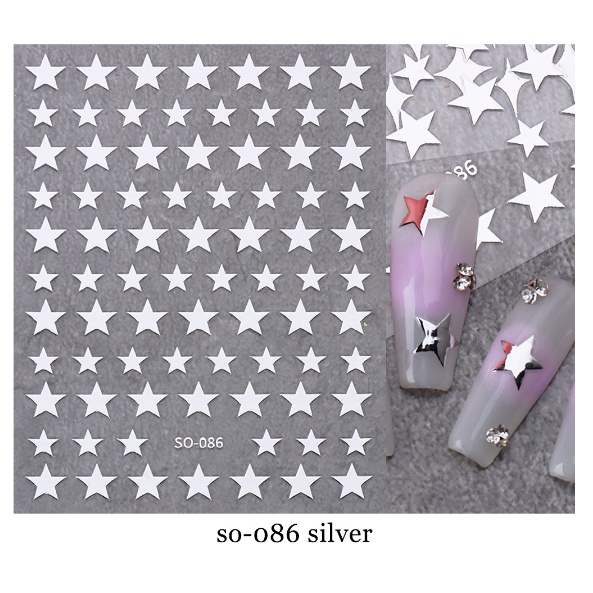 Sticker Trang Trí Móng Tay - Miếng Dán Trang Trí Móng Tay 3D Cực Đẹp