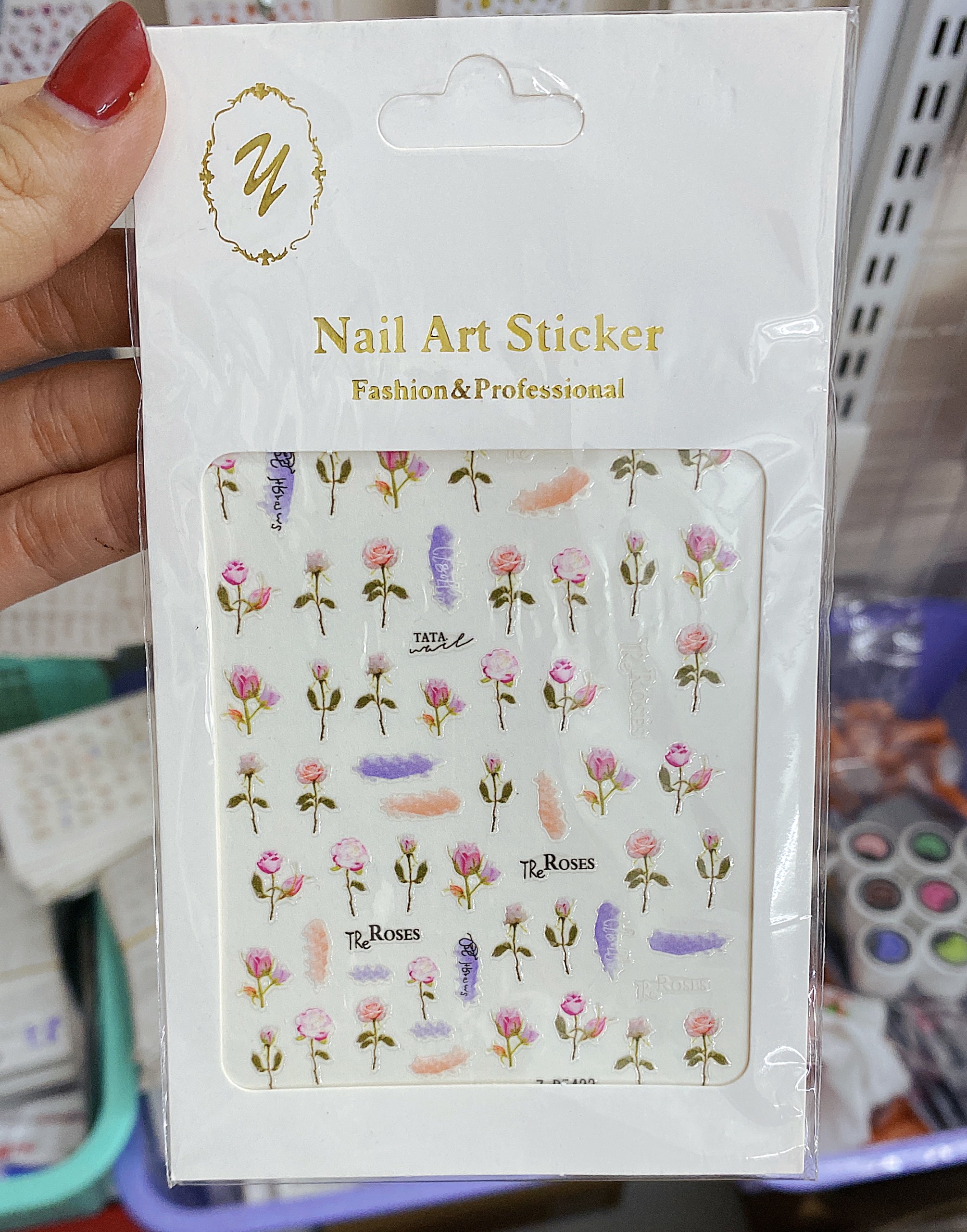 Sticker dán móng tay nhiều mẫu Hot - Nail 937