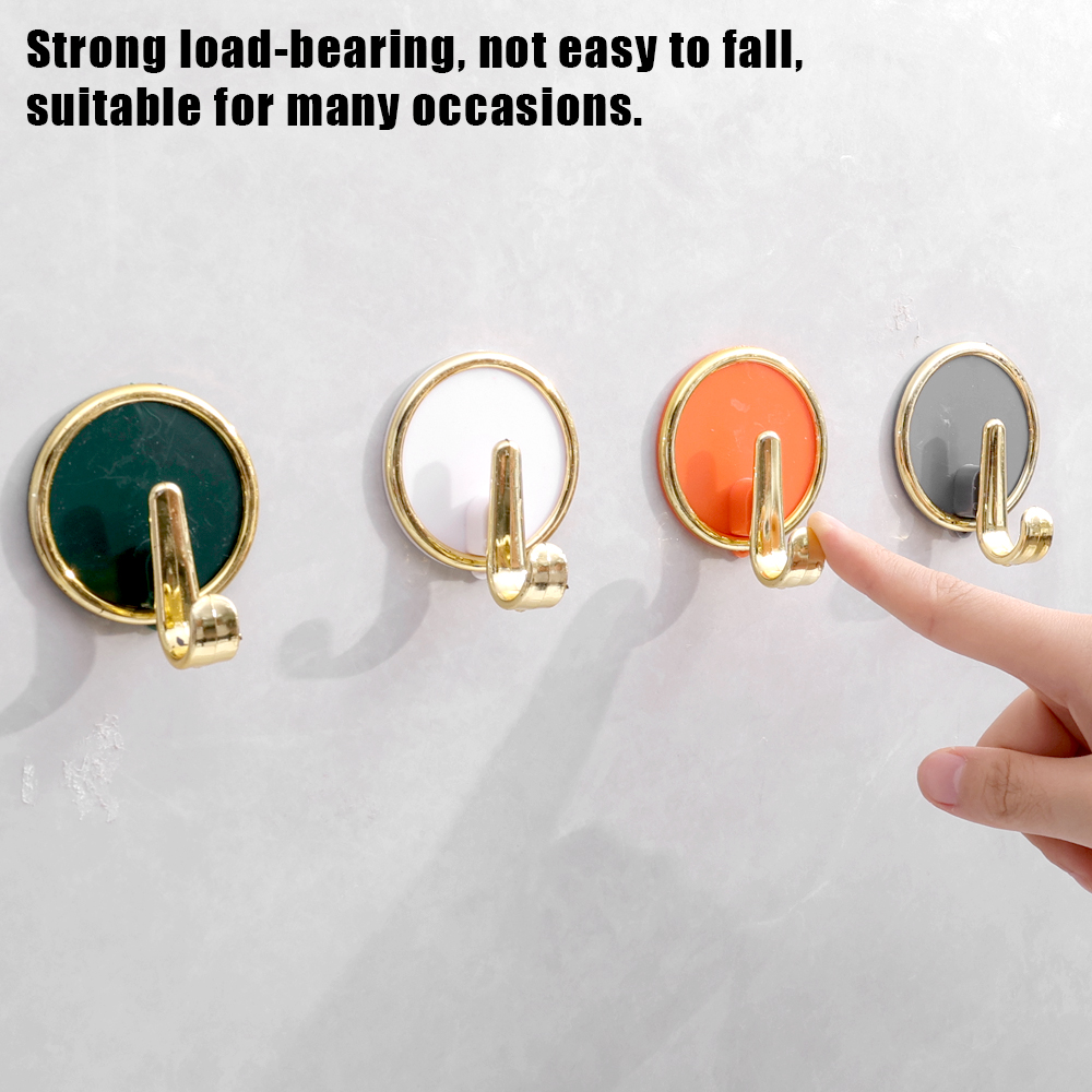 Durable Light Luxury Hook Strong Load-bearing Punch-free Sticky Hook Wall Hook Self-adhesive Hooks