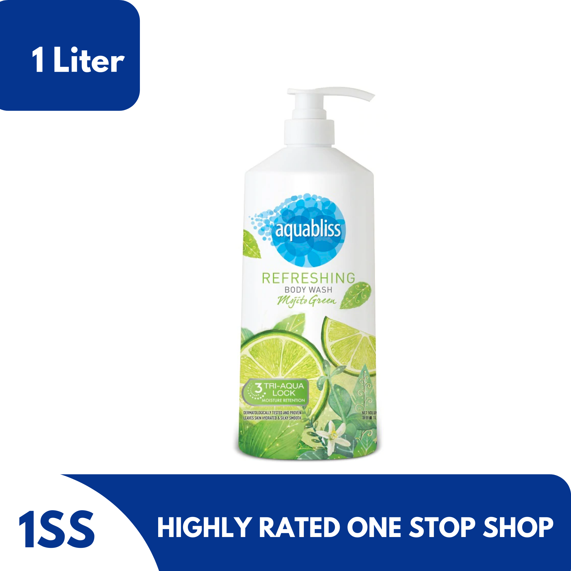 Aquabliss Refreshing Body Wash Mojito Green, 1 Liter Lazada PH