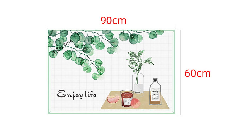 Giấy Dán Bếp Cách Nhiệt 3D Mẫu Mới