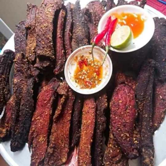 Thịt lợn gác bếp Tây Bắc 500g kèm chẩm chéo
