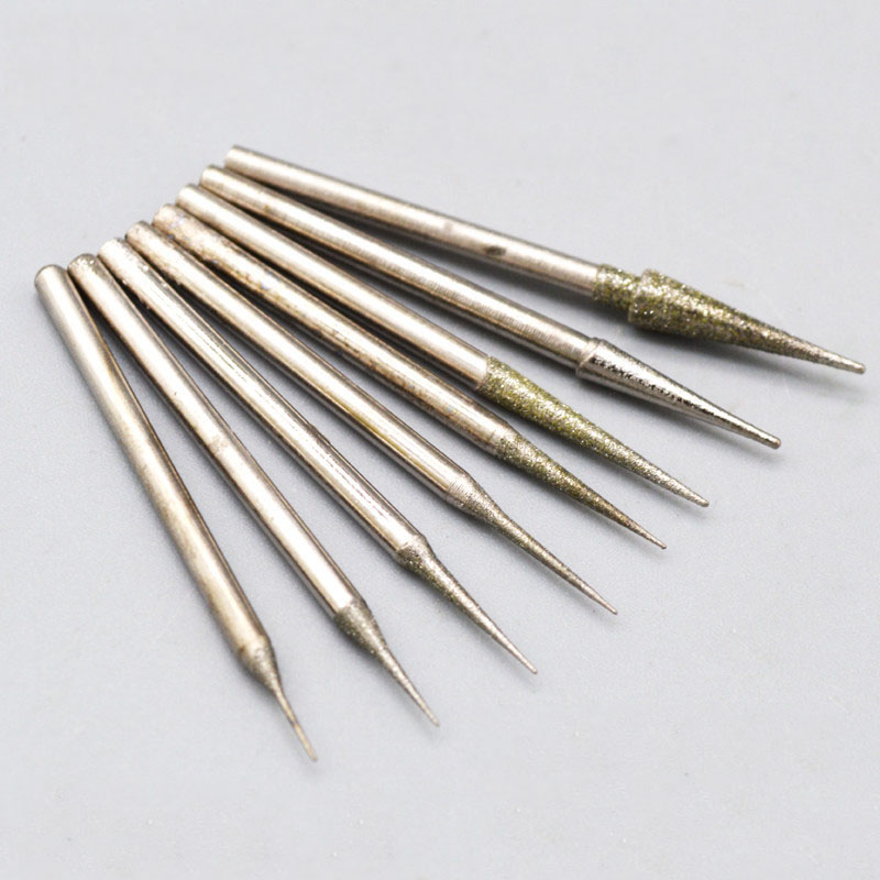 Grinding Needle Bits Burrs Engraving Carving Tool 2.35mm Shank For ...