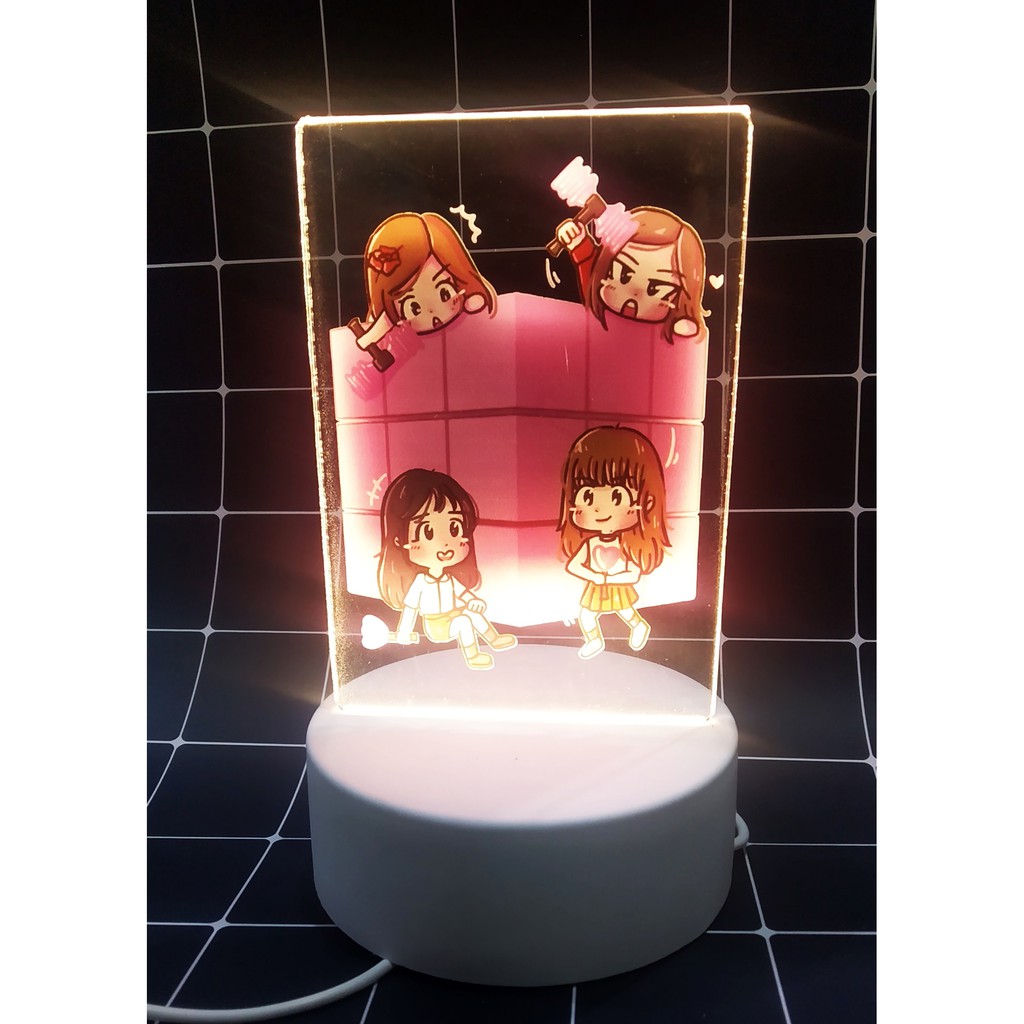 đèn led 3d blackpink