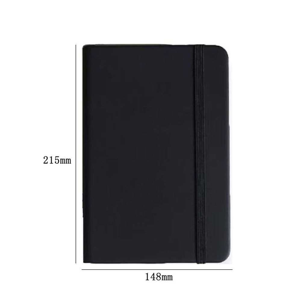 MMLUCK A5 Notebook Creative School Office Supplies Stationery Notes Planner Notebook Hand Ledger Hardback Notebook Lined Notepad Elastic Band Notebook
