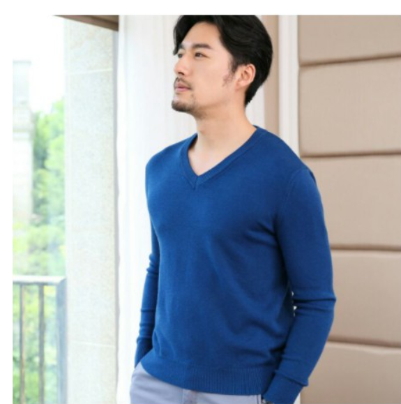 Áo len nam cổ tim, chất len mềm mịn, freesize
