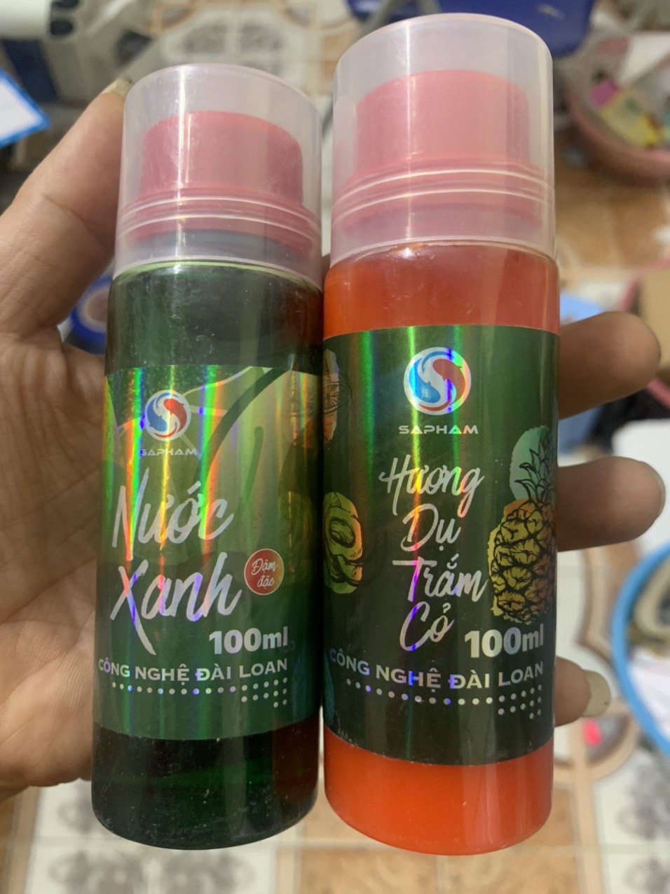Nước xanh ngâm ngô sapham