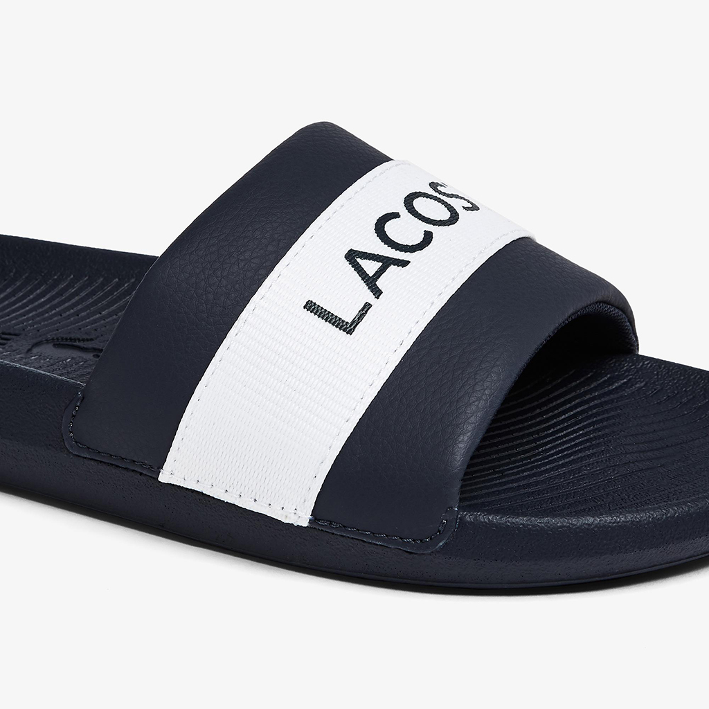 [FreeshipMAX] Dép nam Lacoste Croco Textile Logo
