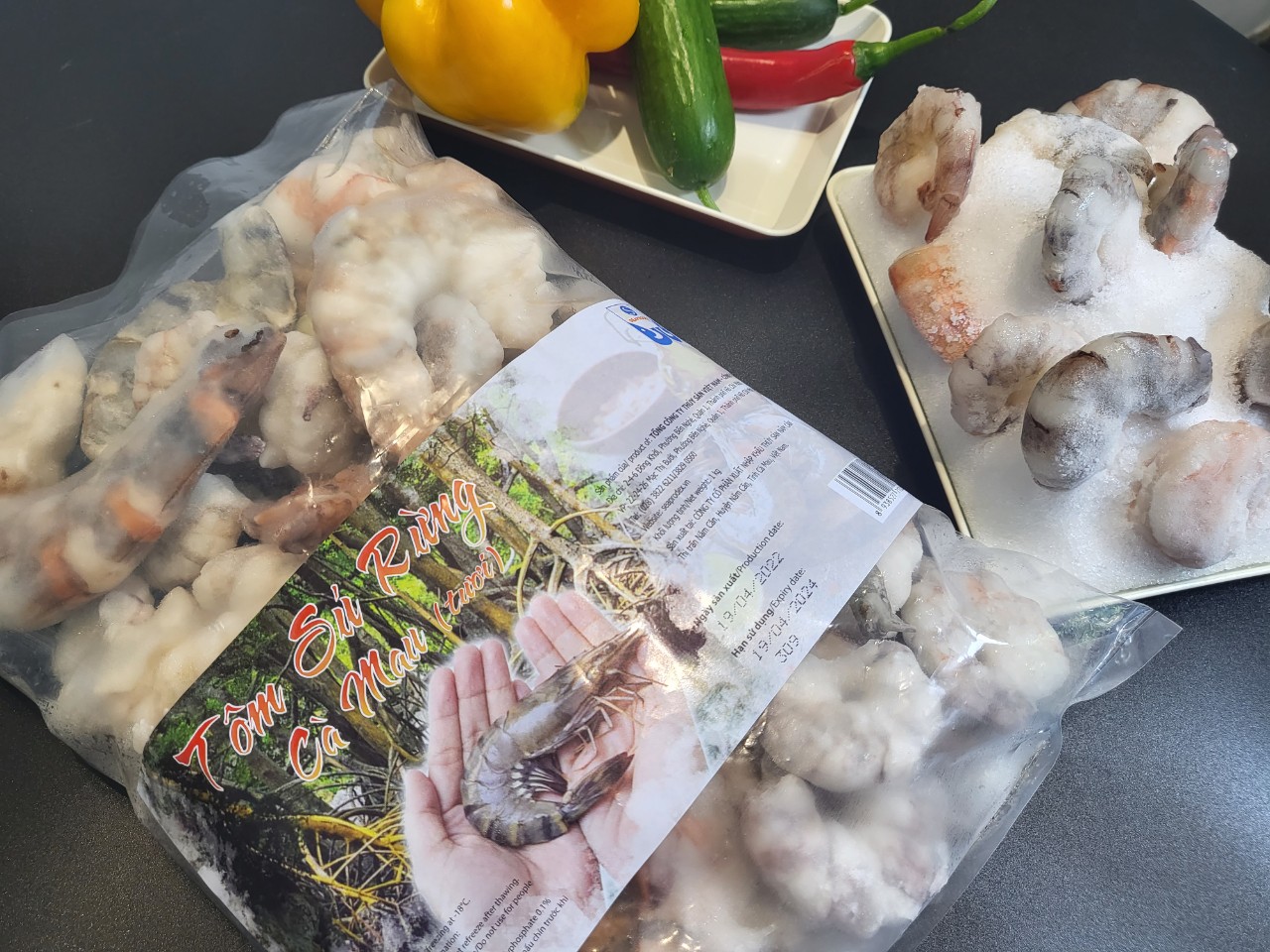Tôm sú vụn tươi - Túi 1kg