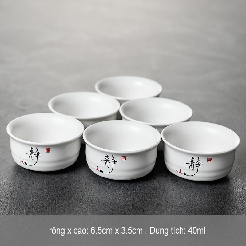 Những bộ chén trà siêu đẹp (Chất liệu: Gốm, sứ, thủy tinh)